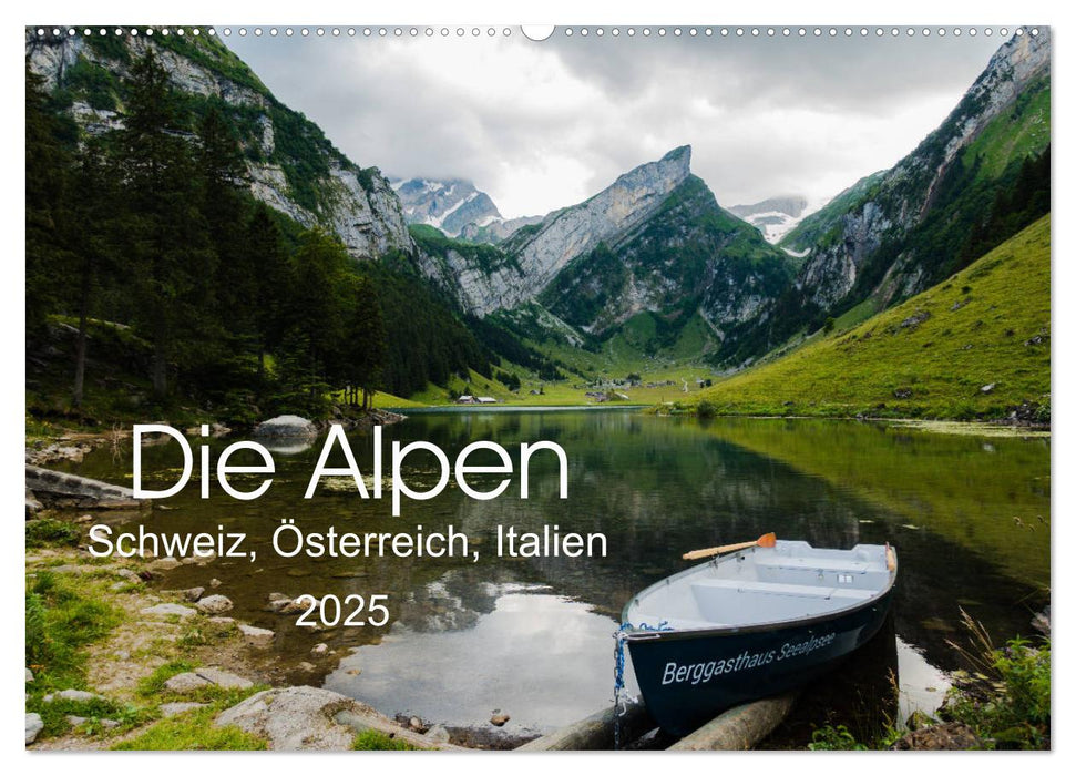 Alpen (Schweiz, Österreich, Italien) (CALVENDO Wandkalender 2025)