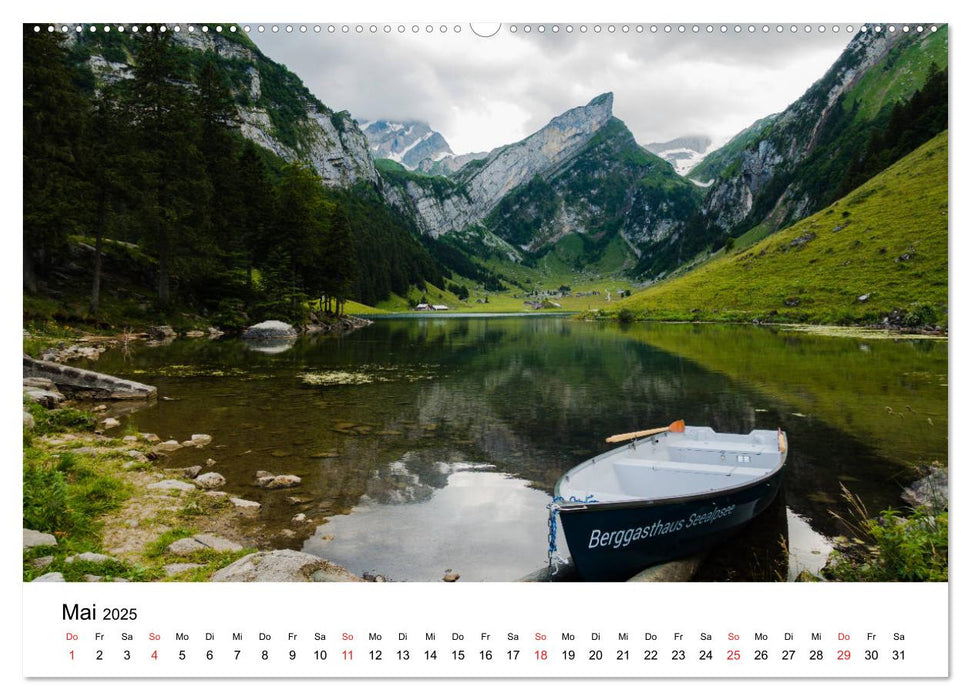 Alpen (Schweiz, Österreich, Italien) (CALVENDO Wandkalender 2025)