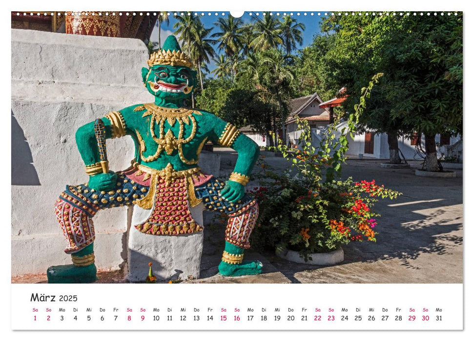 Laos - Im Herzen Indochinas (CALVENDO Wandkalender 2025)