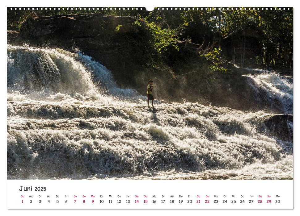 Laos - Im Herzen Indochinas (CALVENDO Wandkalender 2025)