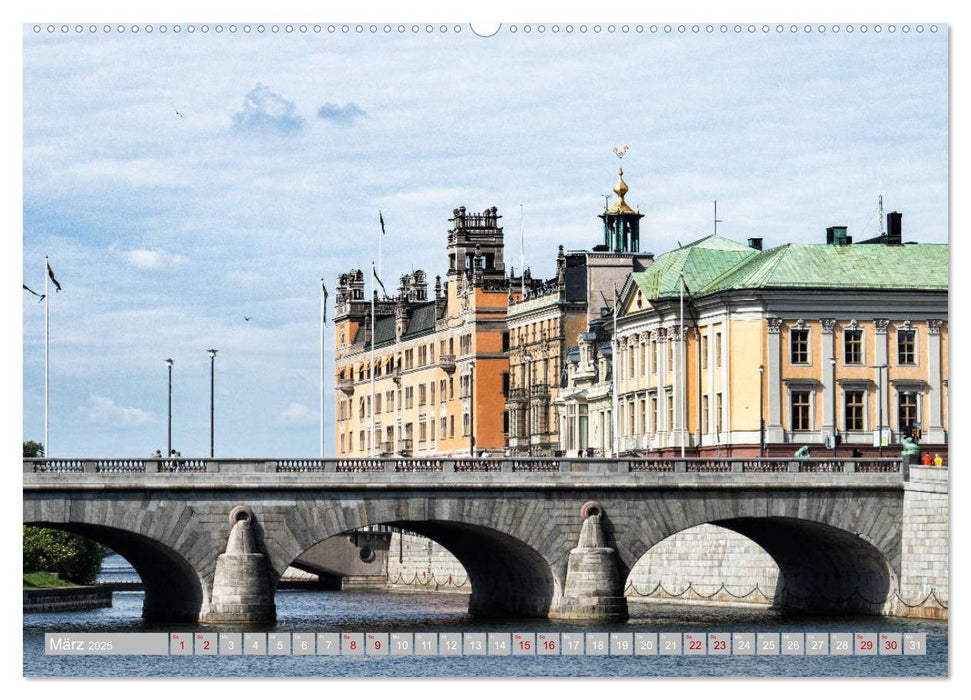 Stockholm - Mal anders gesehen (CALVENDO Premium Wandkalender 2025)