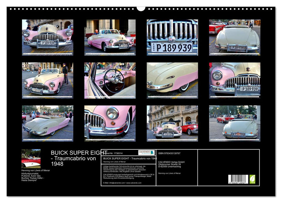 BUICK SUPER EIGHT - Traumcabrio von 1948 (CALVENDO Wandkalender 2025)