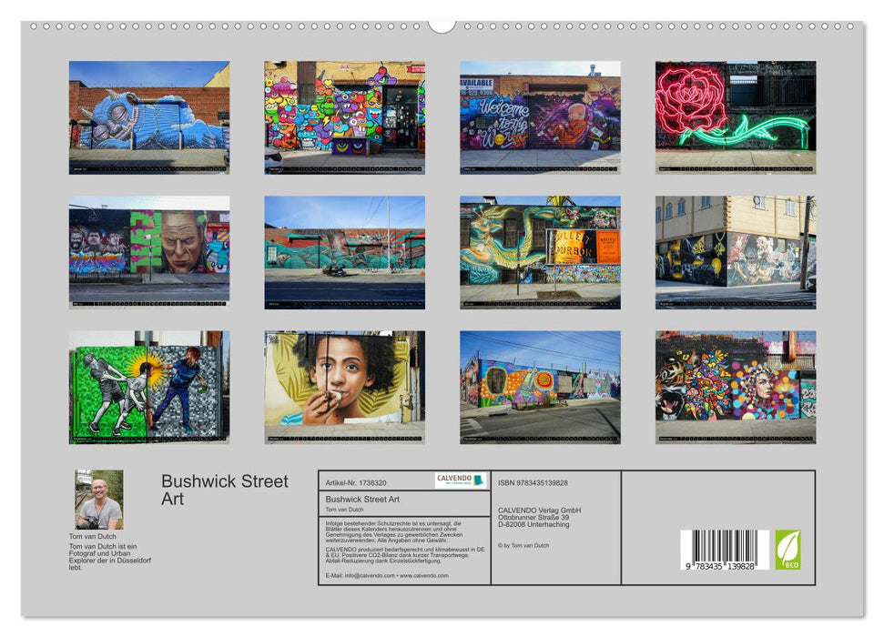 Bushwick Street Art (CALVENDO Premium Wandkalender 2025)