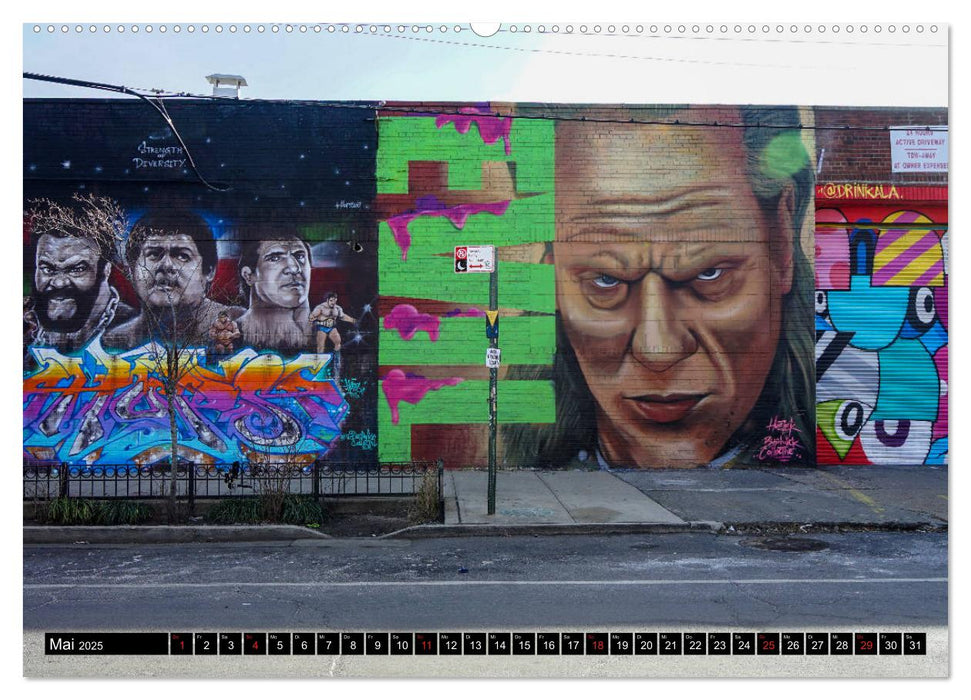 Bushwick Street Art (CALVENDO Premium Wandkalender 2025)