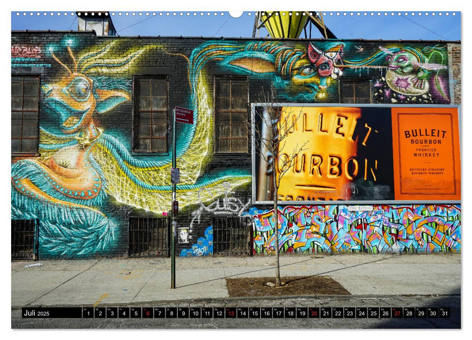 Bushwick Street Art (CALVENDO Premium Wandkalender 2025)