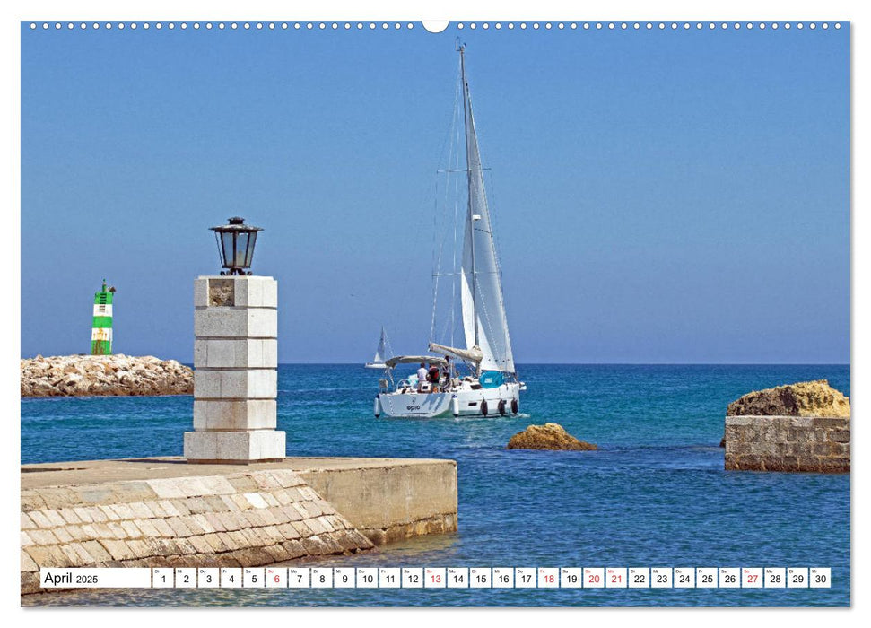 Portugal - Die Algarve vom Cabo de Sao Vicente bis Tavira (CALVENDO Premium Wandkalender 2025)