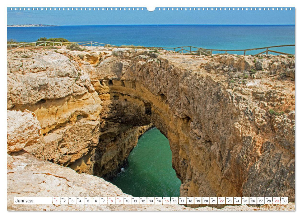 Portugal - Die Algarve vom Cabo de Sao Vicente bis Tavira (CALVENDO Premium Wandkalender 2025)