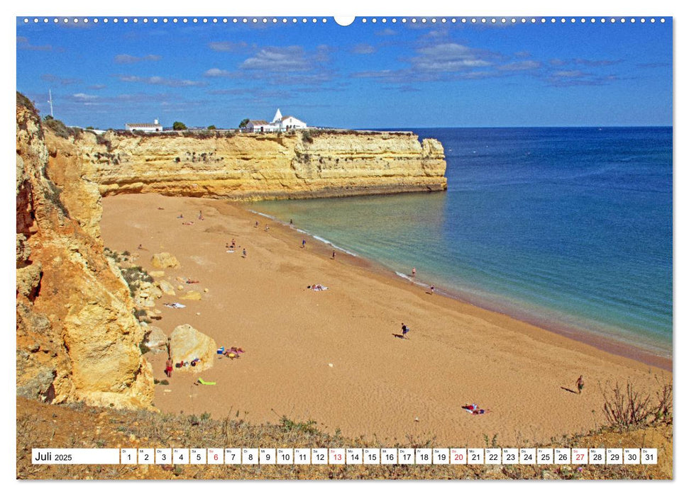 Portugal - Die Algarve vom Cabo de Sao Vicente bis Tavira (CALVENDO Premium Wandkalender 2025)