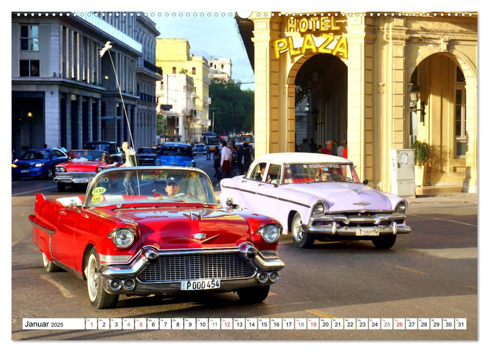 Cadillac Cabrio 1957 - Traumschiff auf Rädern (CALVENDO Wandkalender 2025)