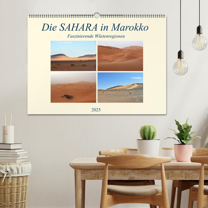 Die SAHARA in Marokko, Faszinierende Wüstenregionen (CALVENDO Wandkalender 2025)