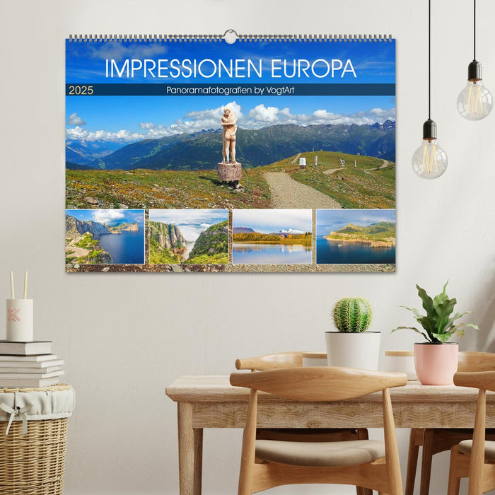 Impressionen Europa, Panoramafotografien by VogtArt (CALVENDO Wandkalender 2025)