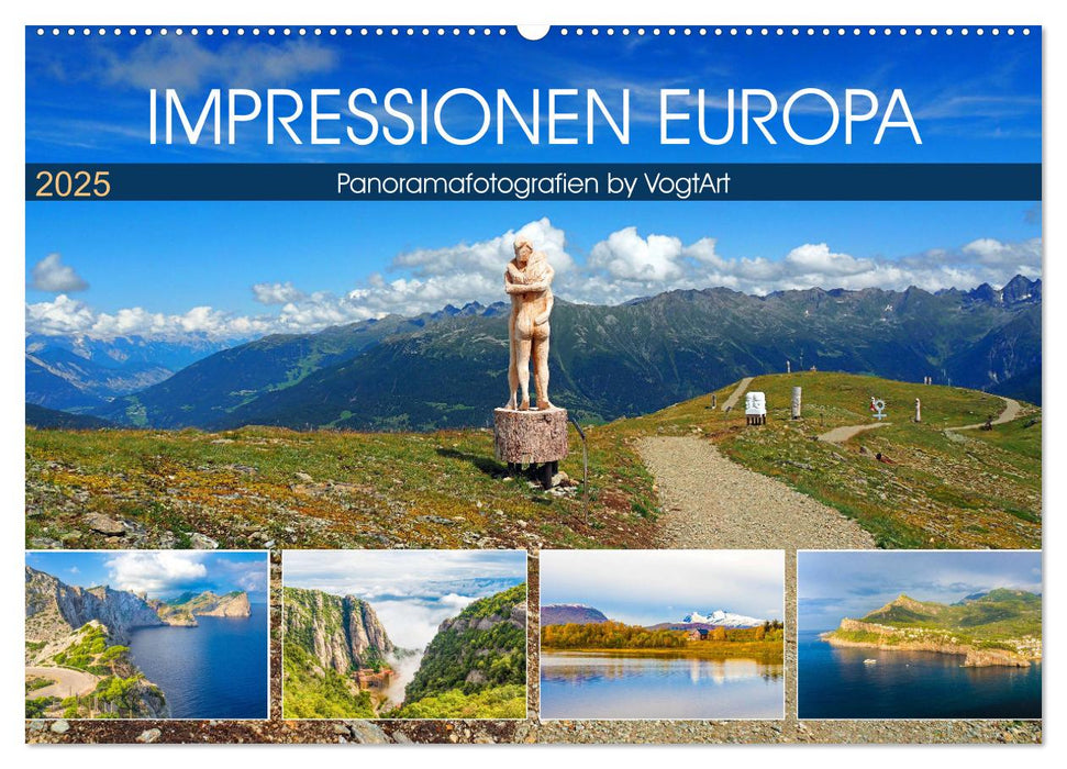 Impressionen Europa, Panoramafotografien by VogtArt (CALVENDO Wandkalender 2025)