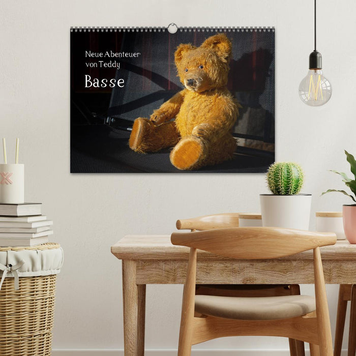 Neue Abenteuer von Teddy Basse (CALVENDO Wandkalender 2025)