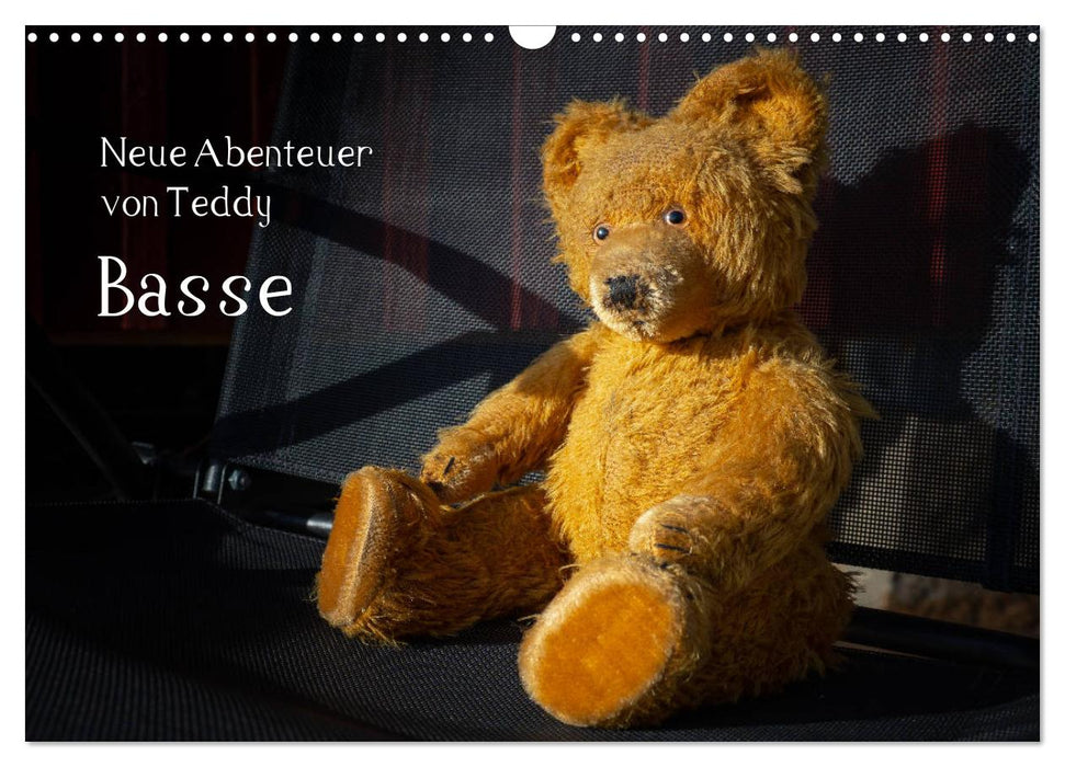 Neue Abenteuer von Teddy Basse (CALVENDO Wandkalender 2025)