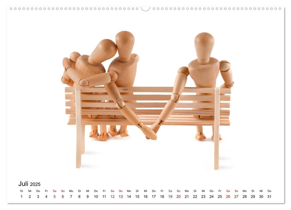 Und immer wieder mit Liebe (CALVENDO Premium Wandkalender 2025)