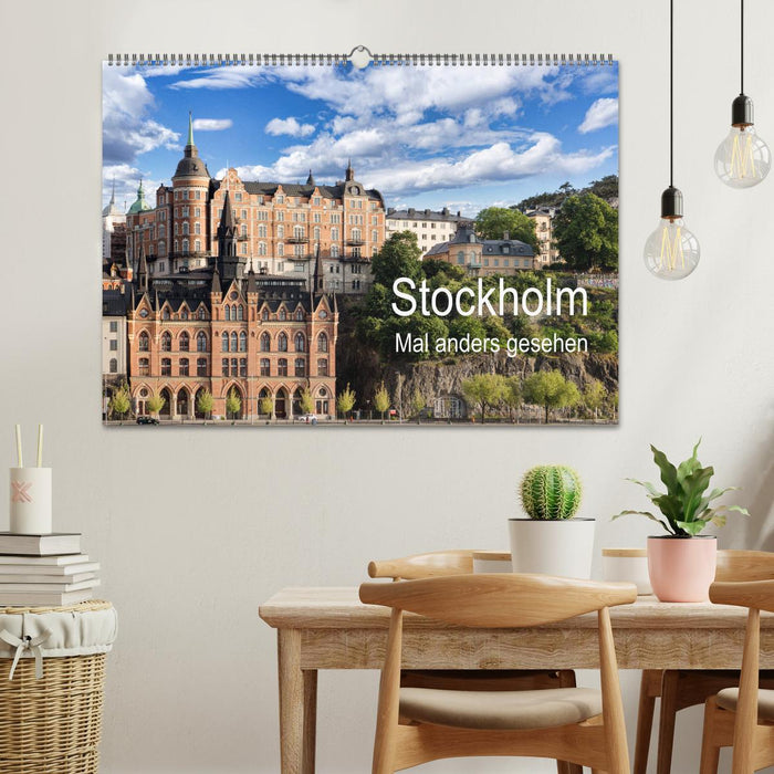 Stockholm - Mal anders gesehen (CALVENDO Wandkalender 2025)