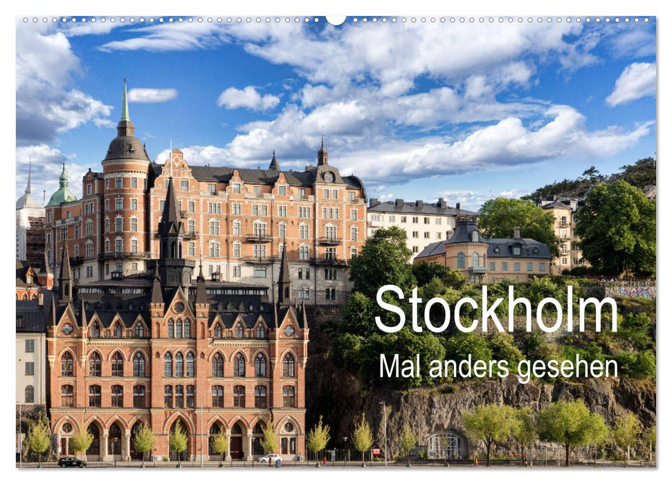 Stockholm - Mal anders gesehen (CALVENDO Wandkalender 2025)