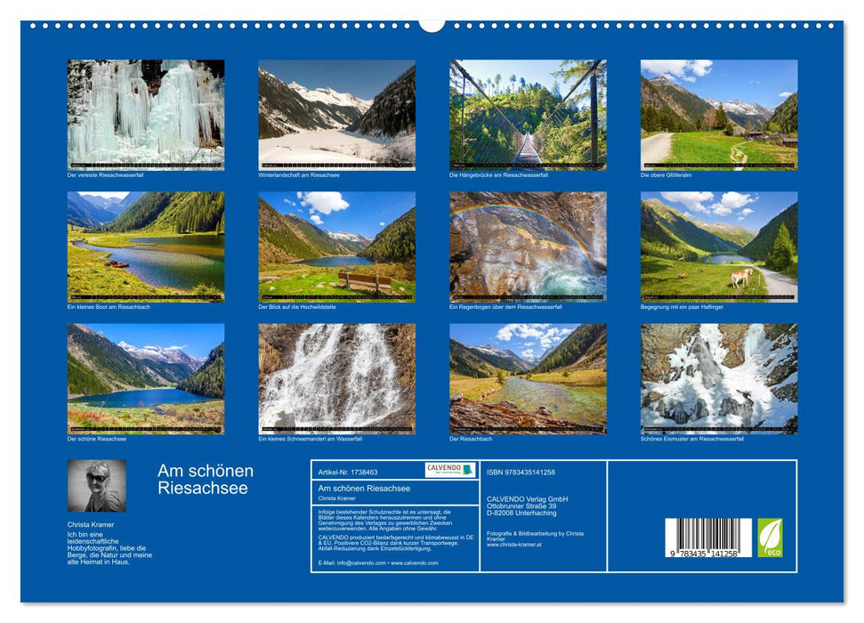 Am schönen Riesachsee (CALVENDO Premium Wandkalender 2025)