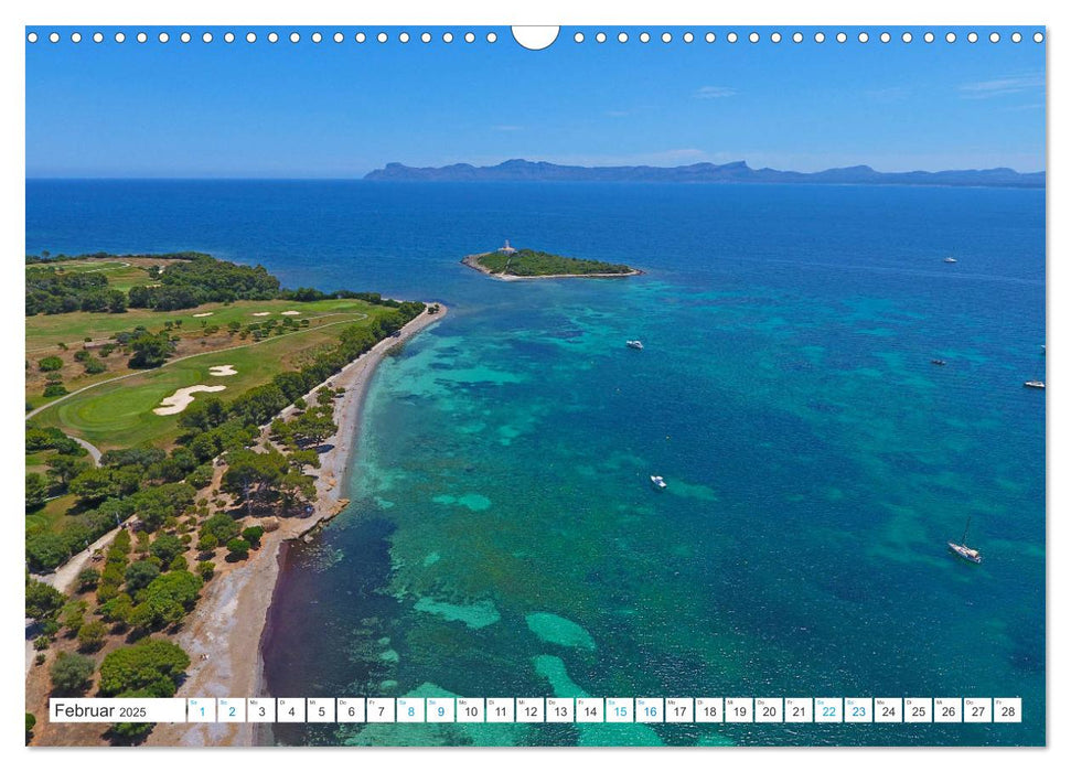 Mediterrane Golfplätze - Spanien, Portugal, Mallorca (CALVENDO Wandkalender 2025)