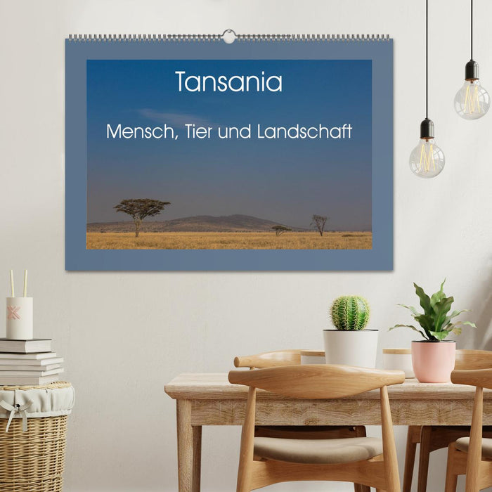 Tansania - Mensch, Tier und Landschaft (CALVENDO Wandkalender 2025)