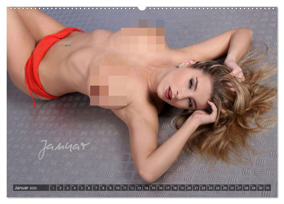 Erotik Fotoart Close Up Girls (CALVENDO Premium Wandkalender 2025)