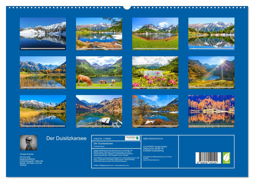 Der Duisitzkarsee (CALVENDO Premium Wandkalender 2025)