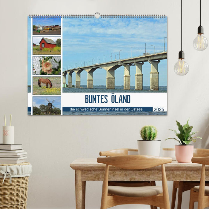 BUNTES ÖLAND (CALVENDO Wandkalender 2025)