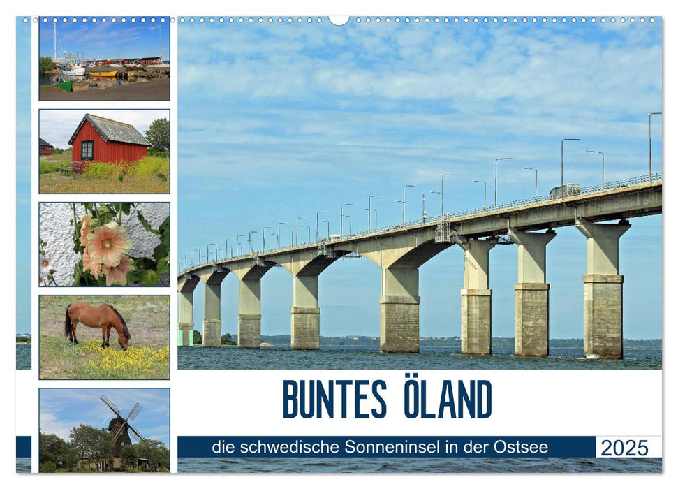 BUNTES ÖLAND (CALVENDO Wandkalender 2025)