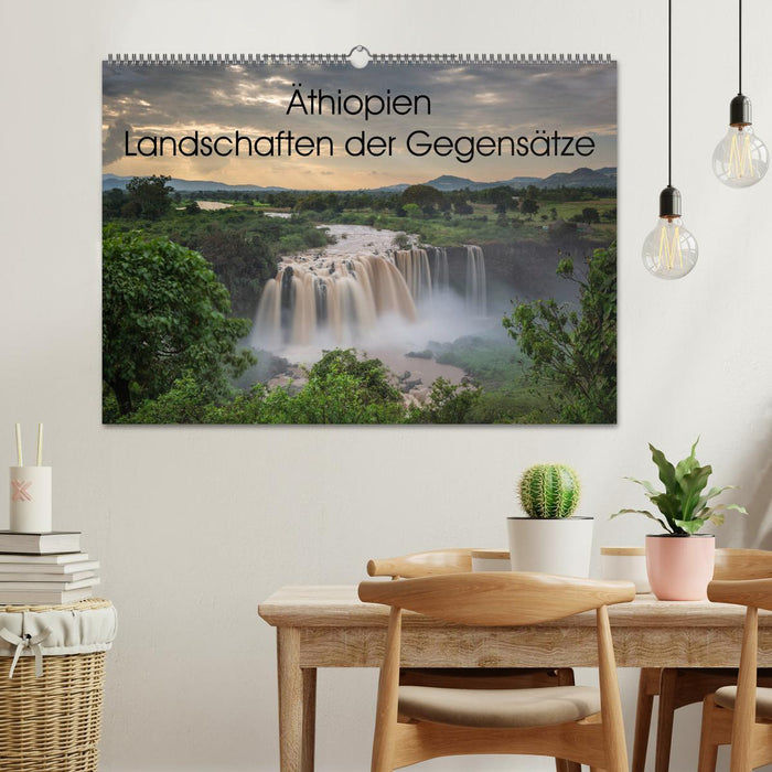 Äthiopien Landschaften der Gegensätze (CALVENDO Wandkalender 2025)