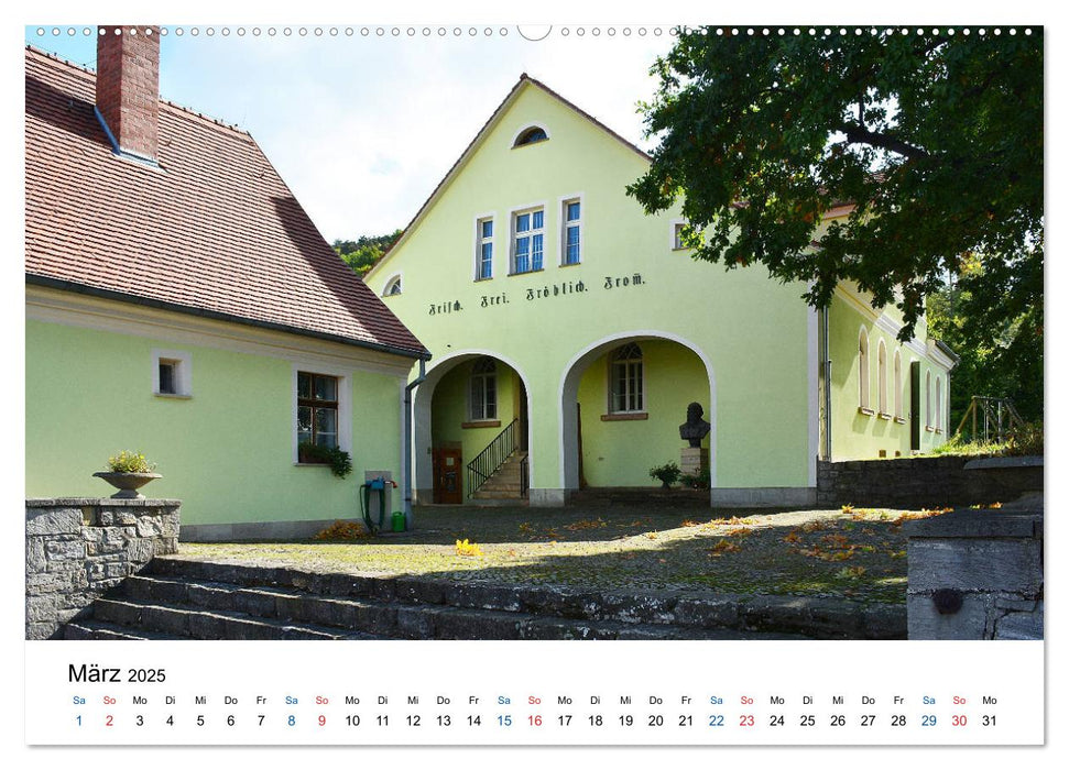 Freyburg an der Unstrut (CALVENDO Premium Wandkalender 2025)