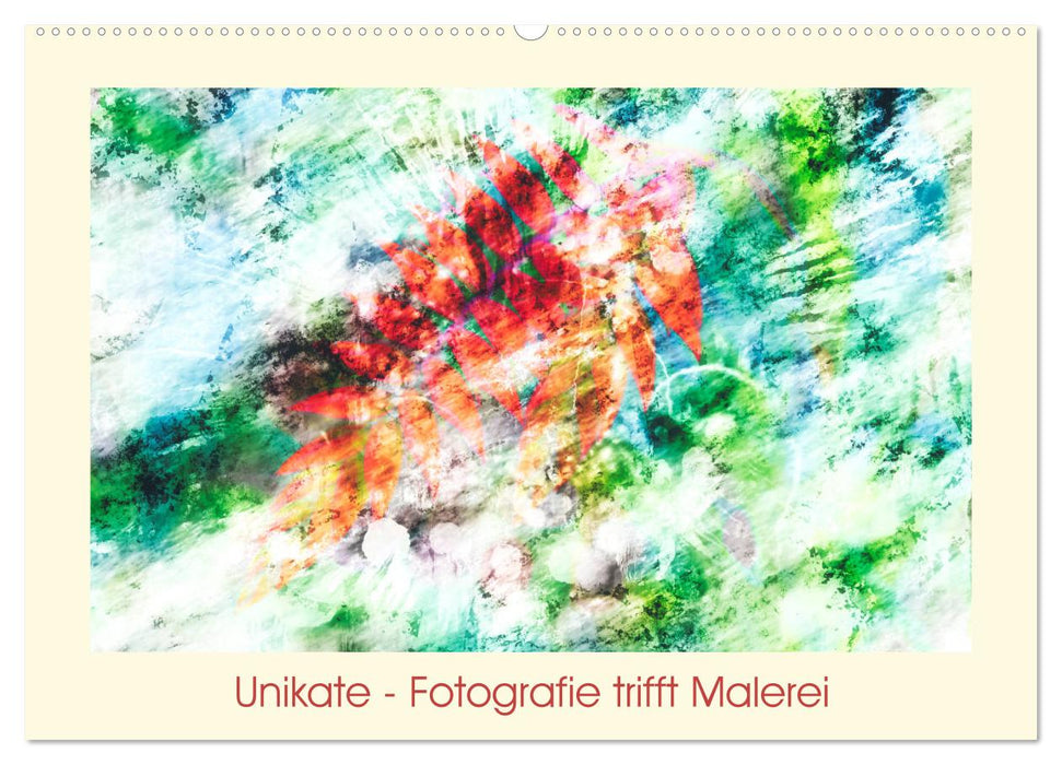 Unikate - Fotografie trifft Malerei (CALVENDO Wandkalender 2025)