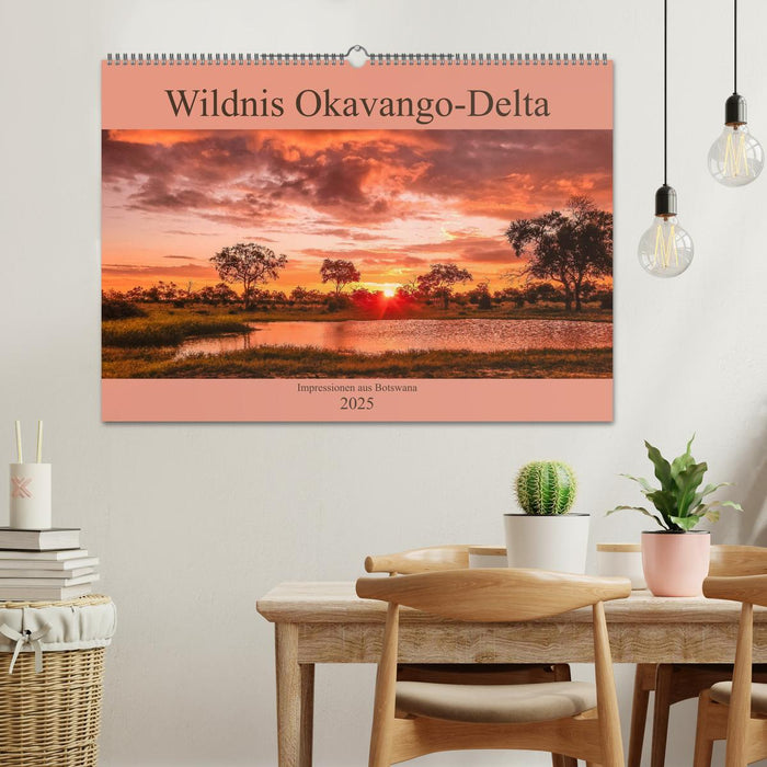 Wildnis Okavango-Delta (CALVENDO Wandkalender 2025)