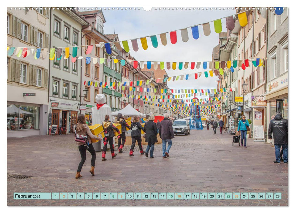 Waldshut - Lebhaftes Städtle am Hochrhein (CALVENDO Premium Wandkalender 2025)