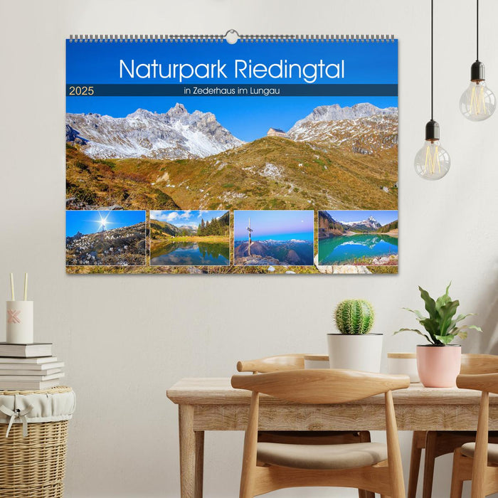 Naturpark Riedingtal (CALVENDO Wandkalender 2025)