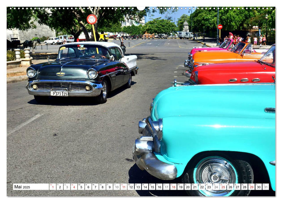 Golden Rocket 88 - Oldsmobile 1957 in Kuba (CALVENDO Wandkalender 2025)