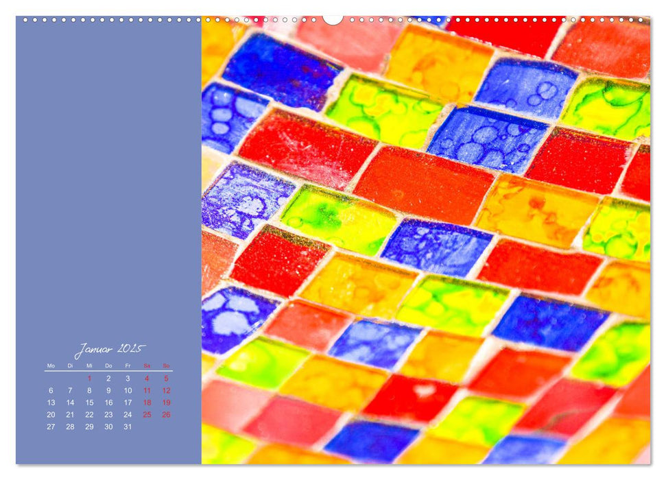 Knallbunt - Ein Potpourri der Farben (CALVENDO Premium Wandkalender 2025)