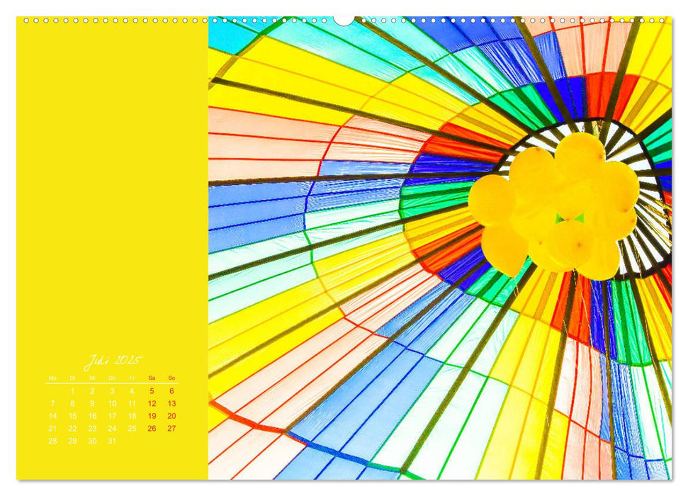 Knallbunt - Ein Potpourri der Farben (CALVENDO Premium Wandkalender 2025)