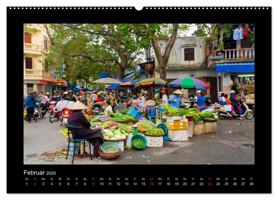 Unterwegs in Vietnam (CALVENDO Premium Wandkalender 2025)