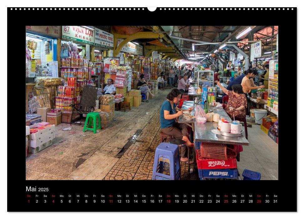 Unterwegs in Vietnam (CALVENDO Premium Wandkalender 2025)