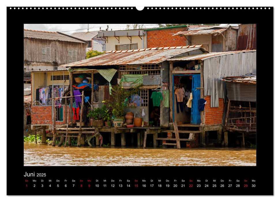 Unterwegs in Vietnam (CALVENDO Premium Wandkalender 2025)