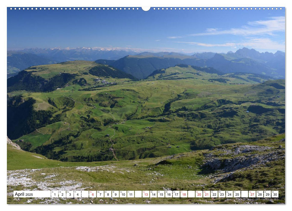 Seiser Alm Sommer (CALVENDO Premium Wandkalender 2025)