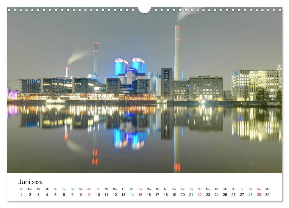 Frankfurt - Tag und Nacht (CALVENDO Wandkalender 2025)