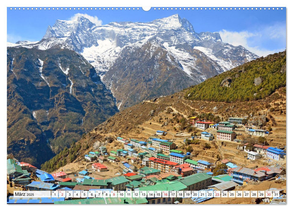 Traumtrekking in NEPAL (CALVENDO Premium Wandkalender 2025)