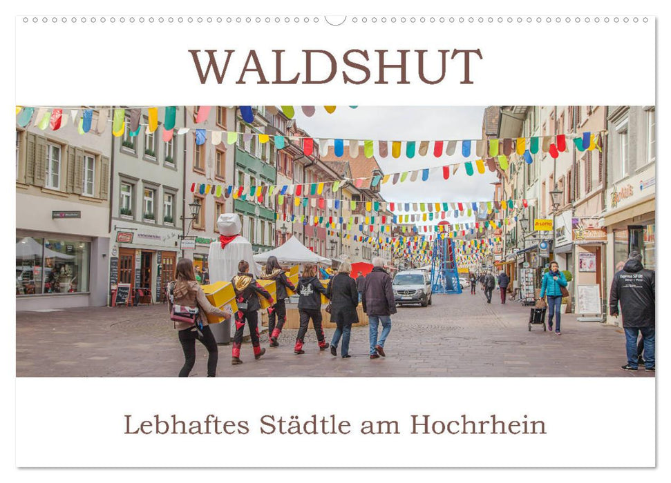 Waldshut - Lebhaftes Städtle am Hochrhein (CALVENDO Wandkalender 2025)