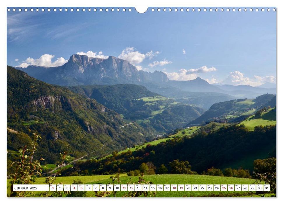 Der Schlern - Magie und Mythos im Herzen der Dolomiten (CALVENDO Wandkalender 2025)