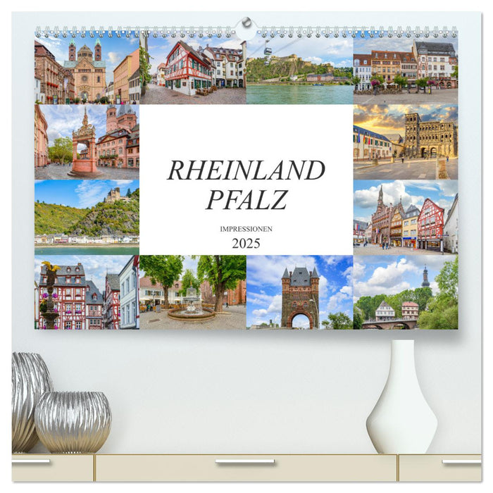 Rheinland Pfalz Impressionen (CALVENDO Premium Wandkalender 2025)