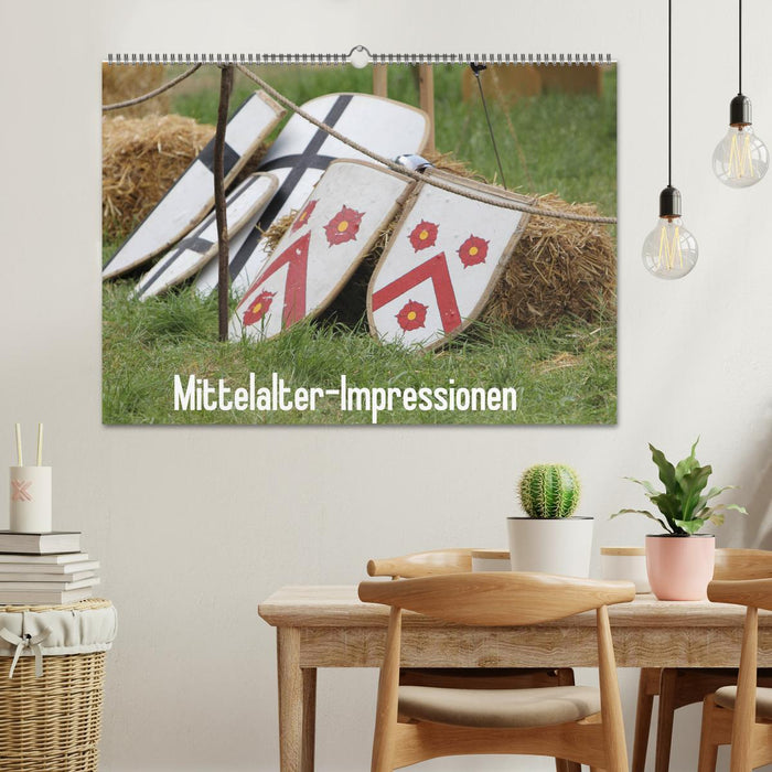 Mittelalter-Impressionen (CALVENDO Wandkalender 2025)