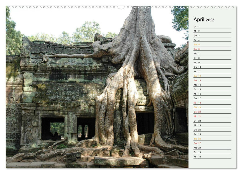 Asien - Thailand und Kambodscha (CALVENDO Wandkalender 2025)