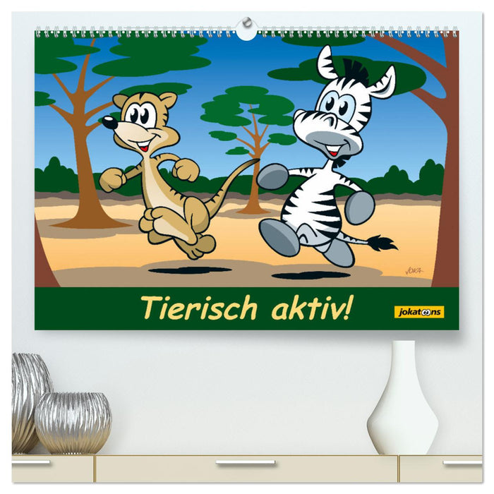 Tierisch aktiv! (CALVENDO Premium Wandkalender 2025)