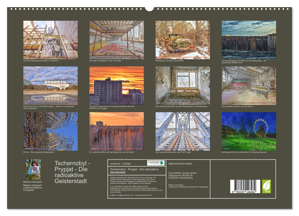 Tschernobyl - Prypjat - Die radioaktive Geisterstadt (CALVENDO Premium Wandkalender 2025)